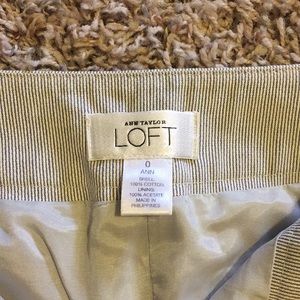 Ann Taylor Loft light gray dress slacks